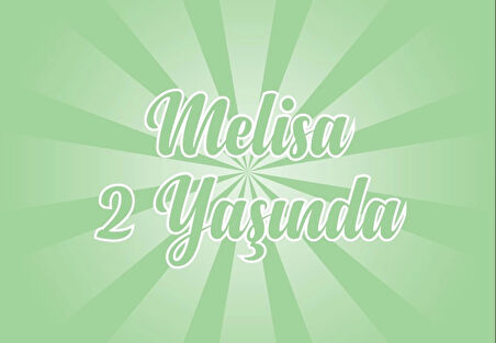 Turuncu Doğum Günü Afişi 50X70 cm