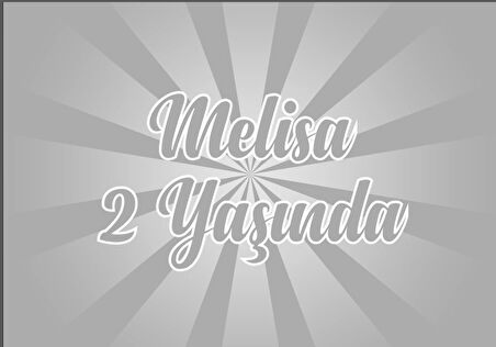 Mavi Doğum Günü Afişi 100X150 cm