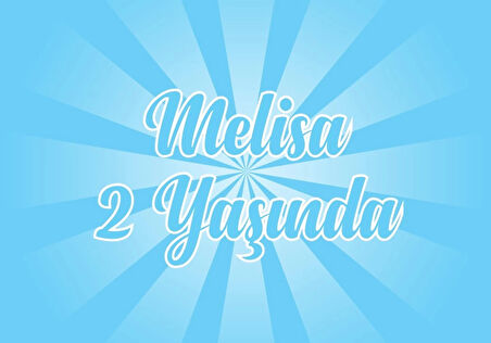 Lacivert Doğum Günü Afişi 35X50 cm