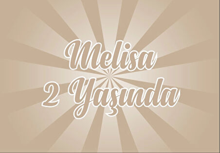 Sarı Doğum Günü Afişi 35X50 cm