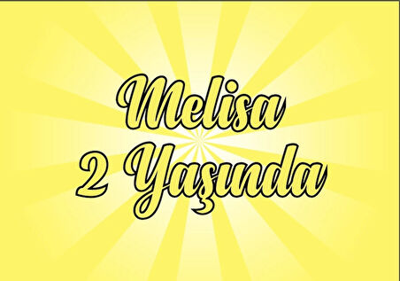 Mor Doğum Günü Afişi 50X70 cm