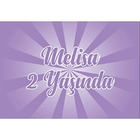 Turkuaz Doğum Günü Afişi 70X100 cm