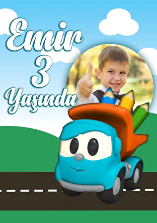 Rakun Temalı Doğum Günü Afişi 50X70 cm