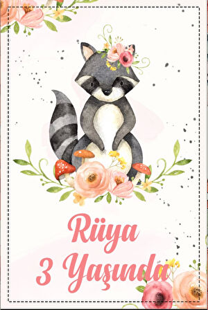 Ceylan Temalı Doğum Günü Afişi -1 70X100 cm