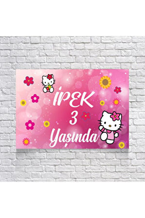 CATS TEMALI DOĞUM GÜNÜ AFİŞİ 50X70 cm