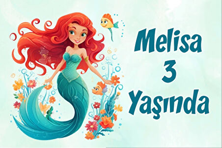 Pembe Şato Temalı Doğum Günü Afişi 50X70 cm