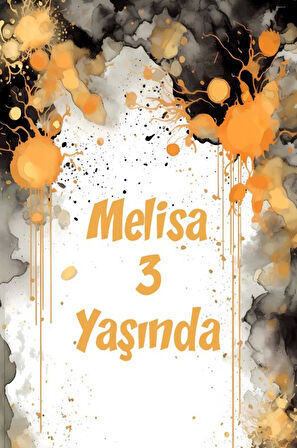 Renkli Kelebekler Temalı Doğum Günü Afişi 70X100 cm