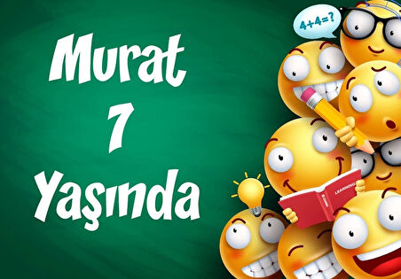 Emojiler Doğum Günü Afişi 70X100 cm