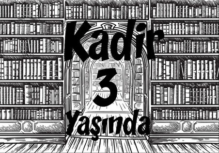 Kütüphane Doğum Günü Afişi 100X150 cm