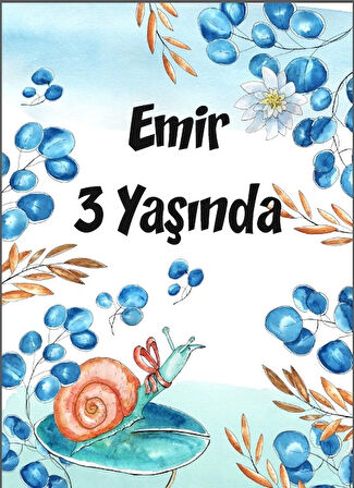 Mavi Saylangoz Temalı Doğum Günü Afişi 70X100 cm