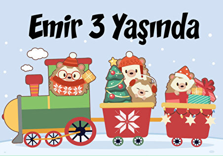 Trendeki Hayvanlar Doğum Günü Afişi - 35x50 Cm