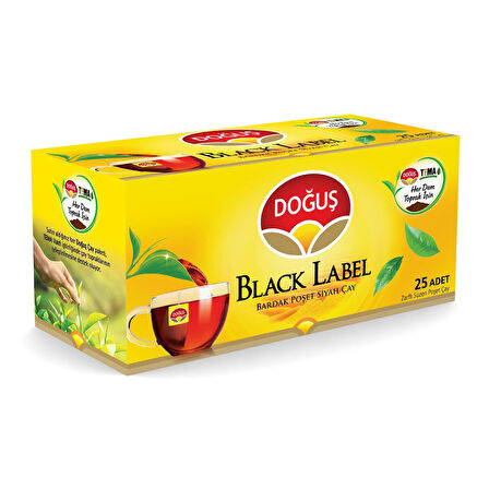 Doğuş Black Label Bardak Poşet Çay 25 Adet