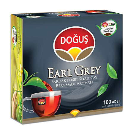 Doğuş Earl Grey Bardak Poşet Çay 100 Adet