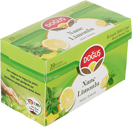 Doğuş Nane-Limon Çayı 20'Li Bardak Poşet