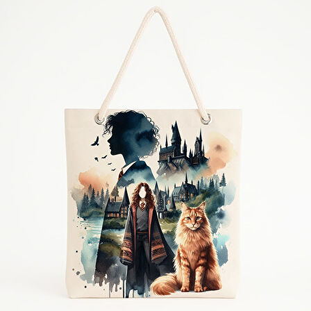 Harry Hermione Hogwarts Plaj Çantası