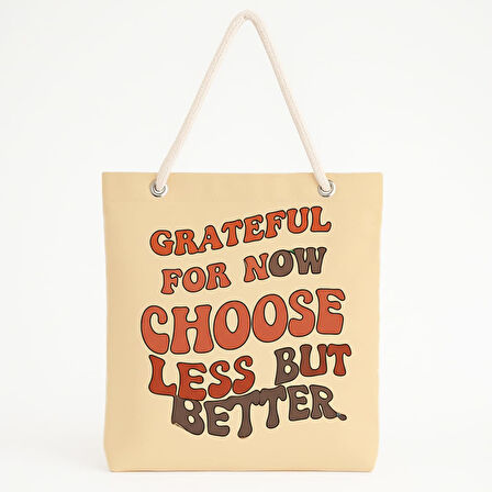 Grateful & Minimalist Plaj Çantası