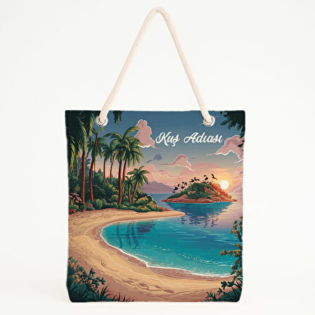 Kuşadası Günbatımı ve Sahil Plaj Çantası