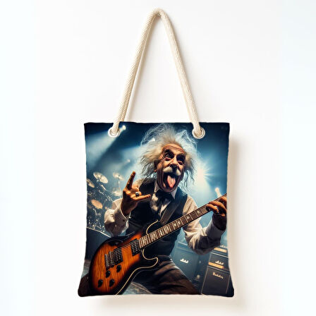 Einstein Rock Sahnesi Omuz Çantası