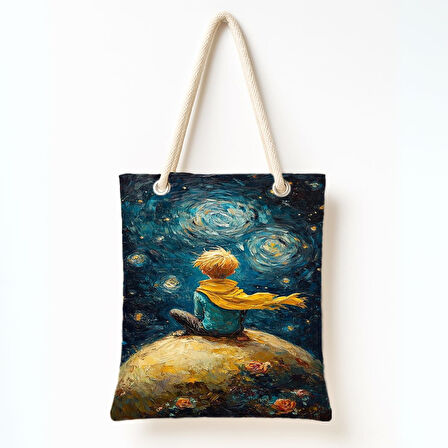 Yıldızlı Küçük Prens Omuz Çantası