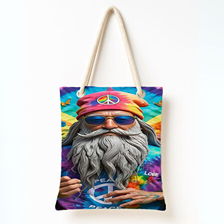 Barışın Ruhu Hippie Omuz Çantası