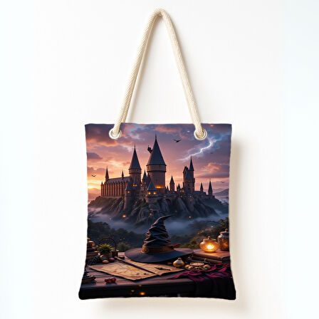 Günbatımında Büyü Masası Omuz Çantası