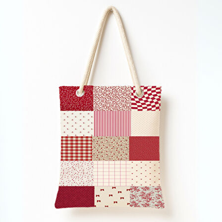 Patchwork Rüyası Eskizi Omuz Çantası