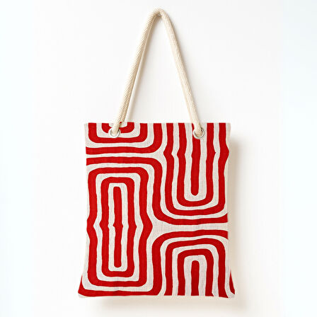 Dalga Rüyası Eskizi Omuz Çantası