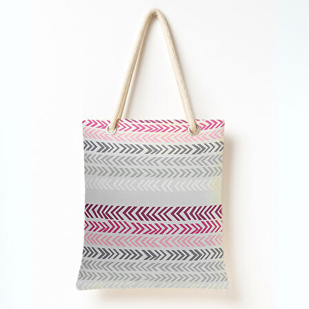 Zikzak Bahçesi Eskizi Omuz Çantası