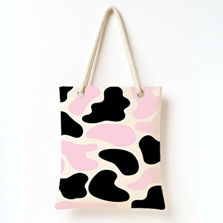 Soyut Benek Deseni Omuz Çantası