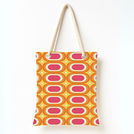 Retro Oval Ritim Omuz Çantası