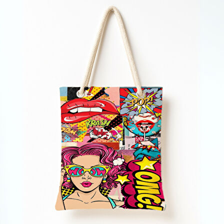 Çizgi Roman Patlaması Omuz Çantası