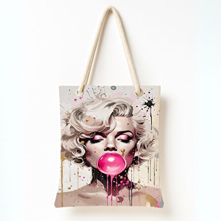 Sakızlı İkon Portresi Omuz Çantası