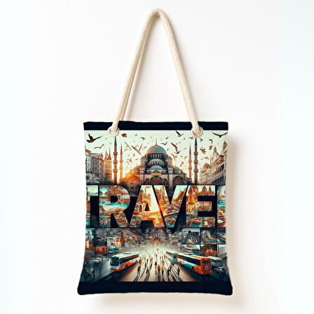 Şehirli Seyahat Rüyası Omuz Çantası