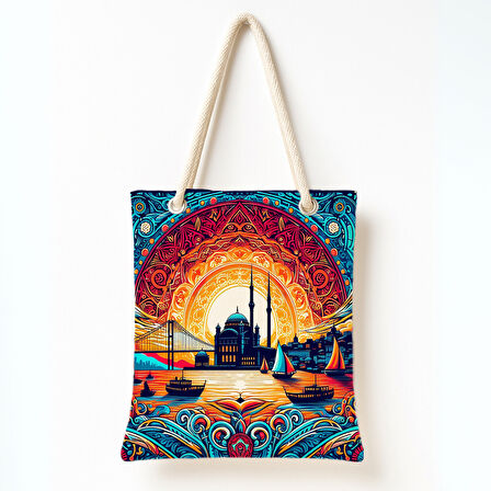 Desenli Boğaz Rüyası Omuz Çantası