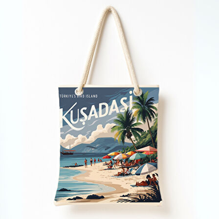 Kuşadası Sahil Rüyası Omuz Çantası