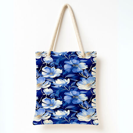 Gece Çiçek Rüyası Omuz Çantası