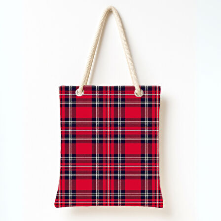 Ekose Kış Rüyası Omuz Çantası