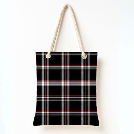 Kış Ekose Rüyası Omuz Çantası