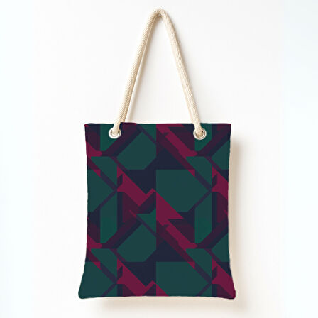 Soyut Form Rüyası Omuz Çantası