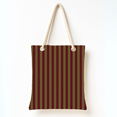 Retro Çizgi Rüyası Omuz Çantası