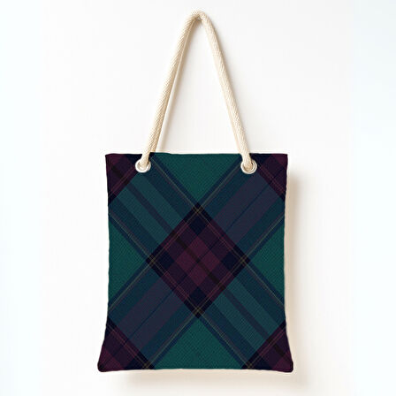 Elmas Tartan Rüyası Omuz Çantası