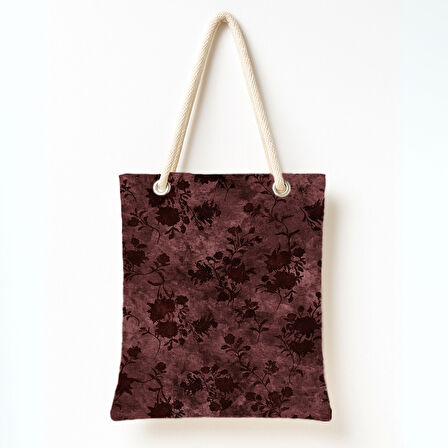 Burgundy Bahçe Rüyası Omuz Çantası