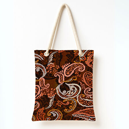 Sıcak Paisley Rüyası Omuz Çantası