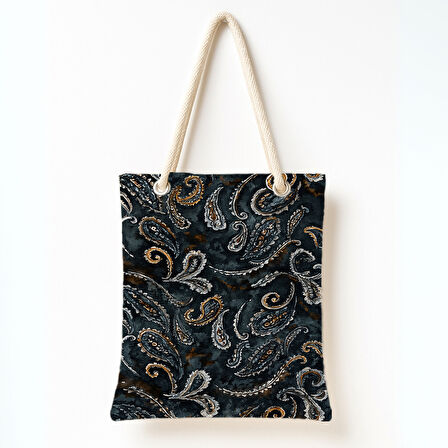 Gece Paisley Rüyası Omuz Çantası