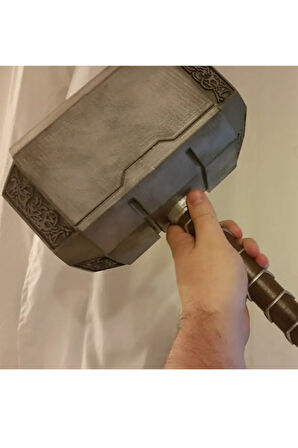 Thor'un Çekici Mjolnir Marvel Avangers (48 CM ÇEKİÇ DEV BOY 1:1) Thor Çekiç 3d Figür