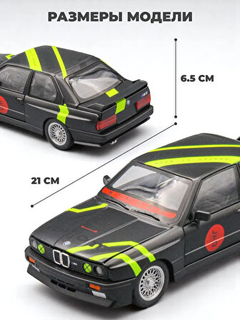 Model araba M3 E30 1988 1/24 Sesli Işıklı