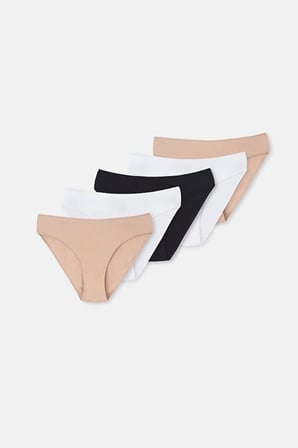 Dagi Kadın Karışık 5'li İzsiz Klasik Slip Külot- 5115