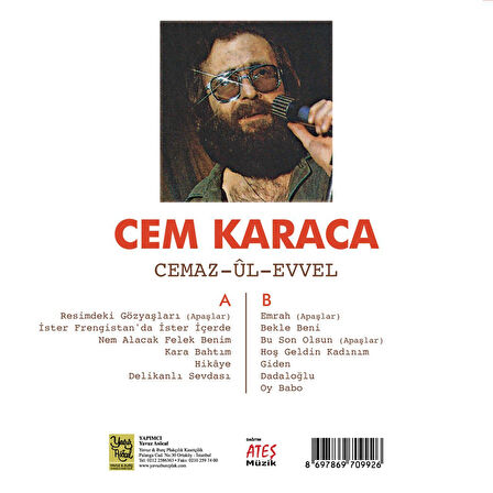 Cem Karaca Cemaz Ül Evvel - Plak