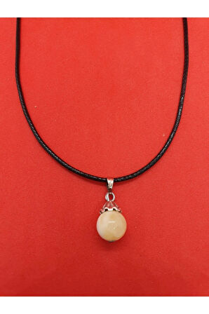 Sertifikalı Aragonit Taşı Doğal Taş Kolye