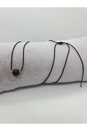 Akik Taşı Kolye Ayarlanabilir Orijinal Doğal Taş Çok Fonksiyonlu Kolye